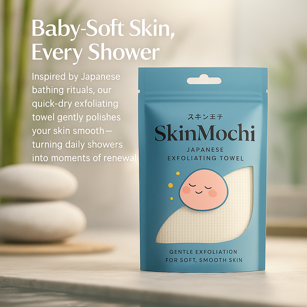 SkinMochi™ Japanese Exfoliating Towel