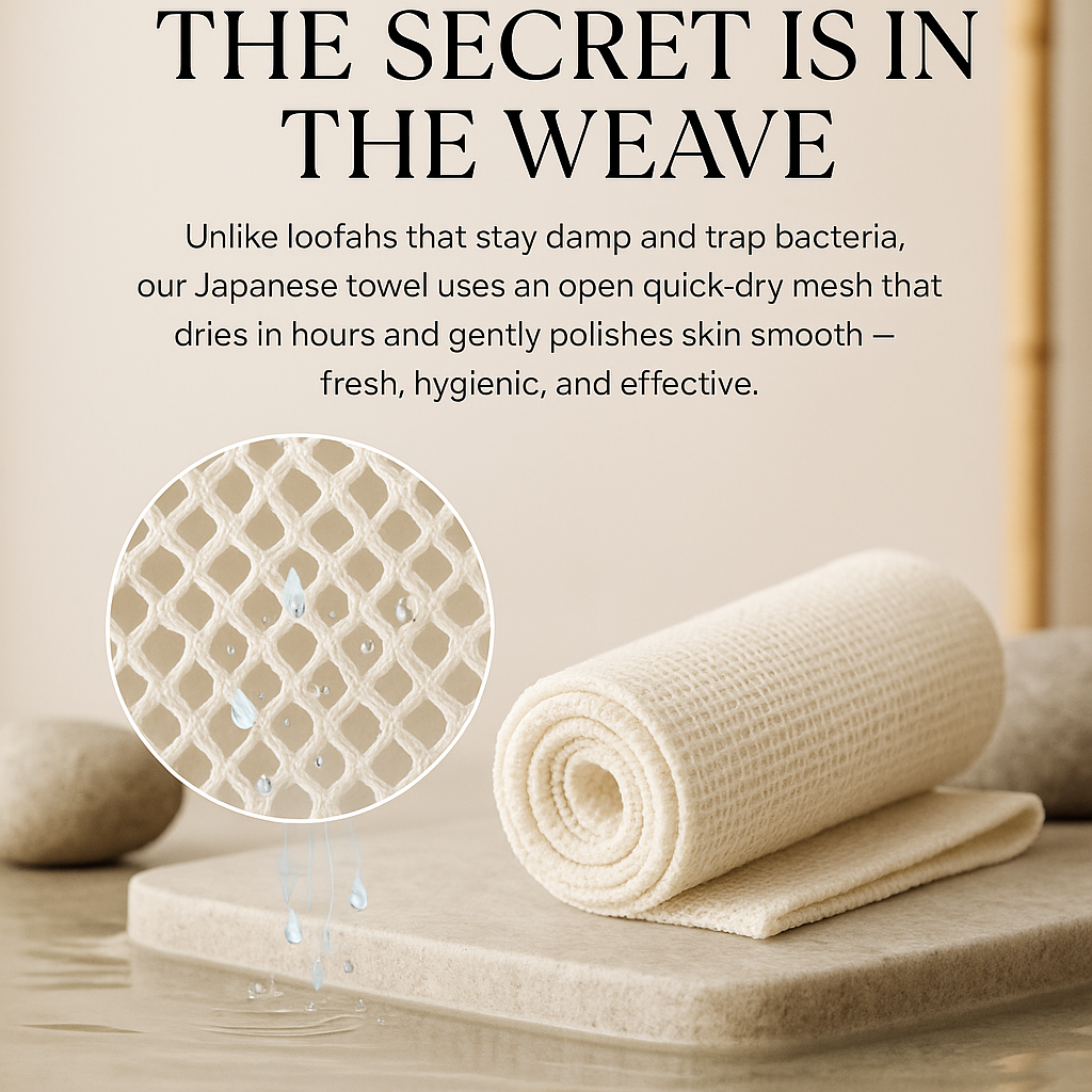 SkinMochi™ Japanese Exfoliating Towel