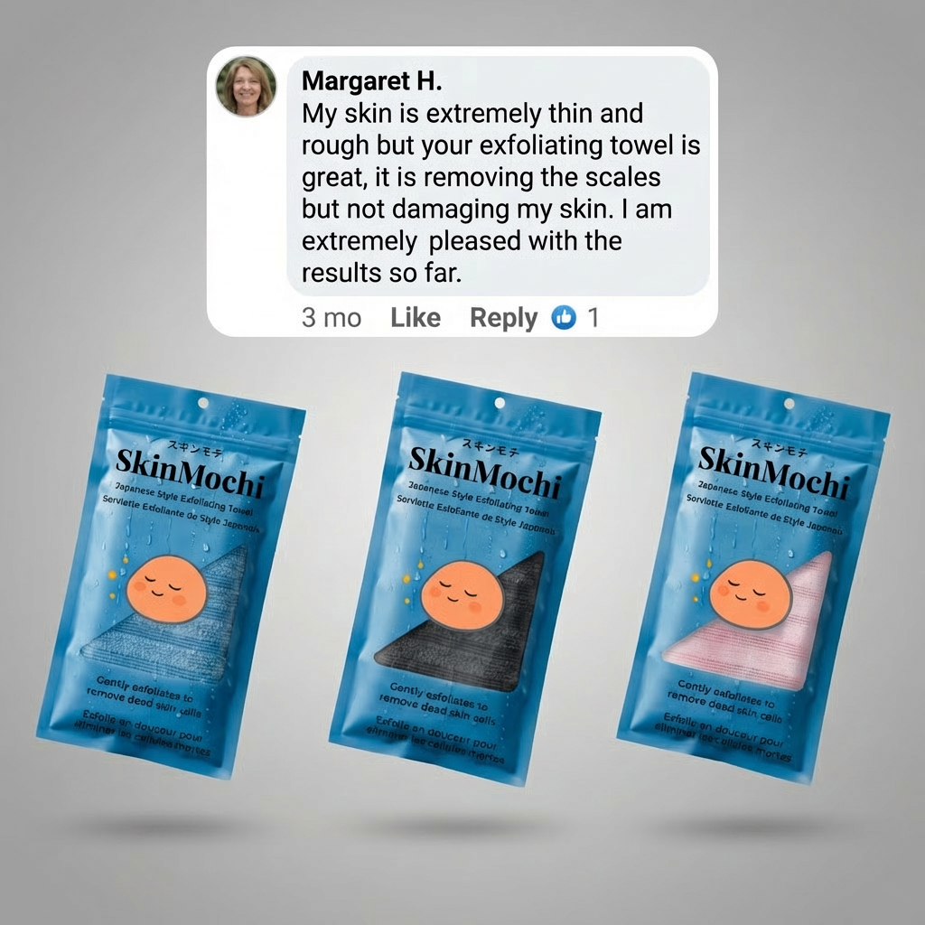 SkinMochi™ Japanese Exfoliating Towel