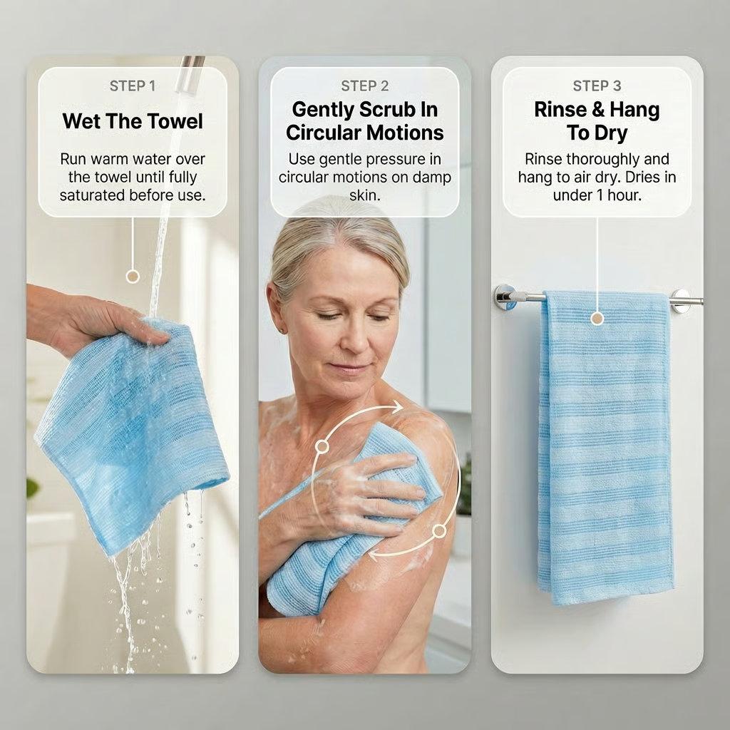 SkinMochi™ Japanese Exfoliating Towel